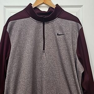 Nike 3/4 zip dri-fit pullover